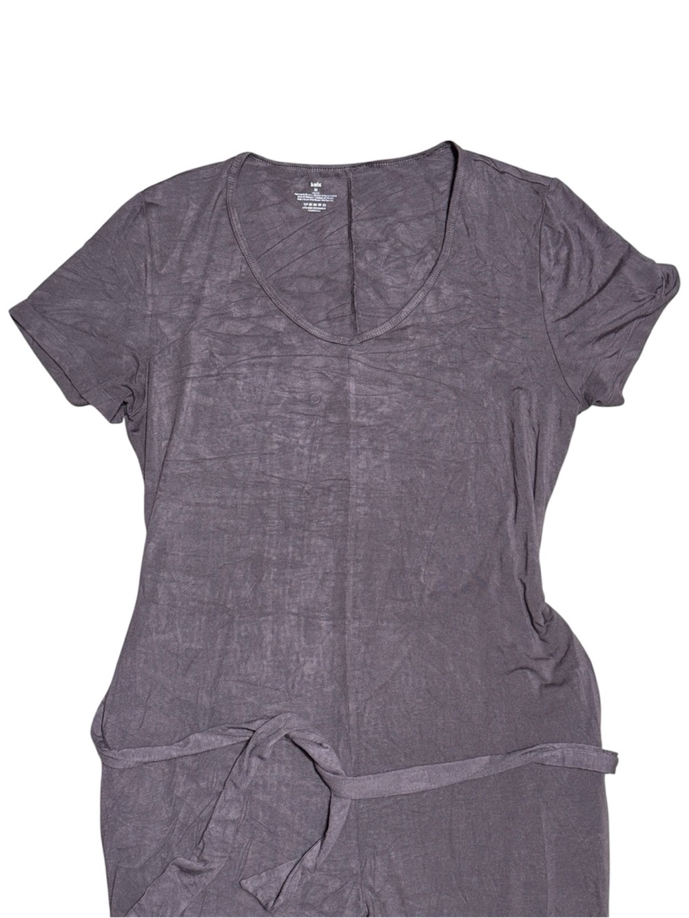 KNIX Women's V-Neck Short Sleeve Leisure Jumpsuit - Violet Dusk, Medium - Picture 5 of 9